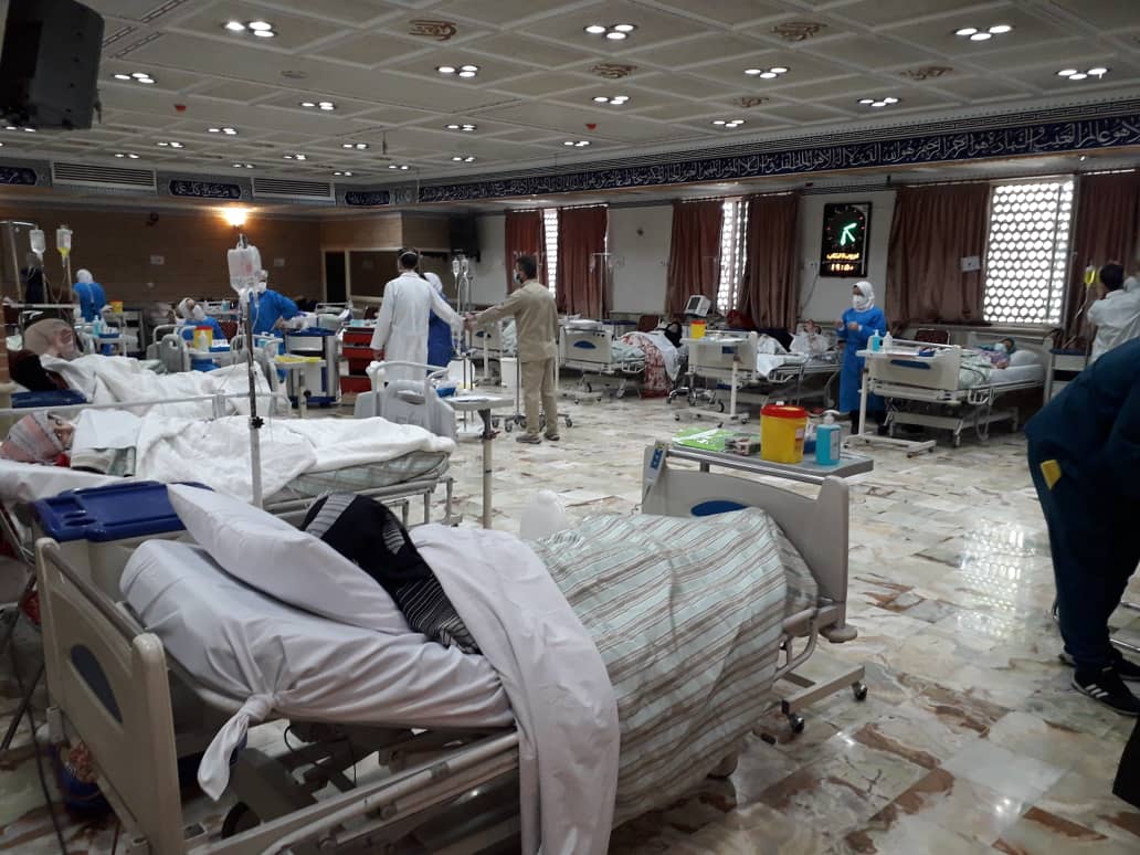 گزارش تصویری از راه اندازی بخش اضطراری کرونا و تجهیز آن در بیمارستان تخصصی و فوق تخصصی خاتم الانبیاء (ص) تهران